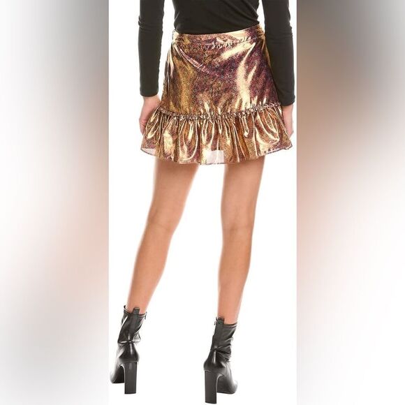 NWT Loveshackfancy Jovanna metallic mini pink orchid size 8 - Picture 3 of 15